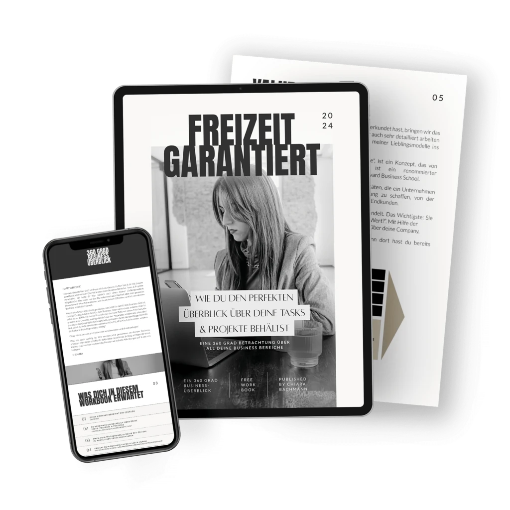 360 Grad Businessüberblick Workbook Mockup