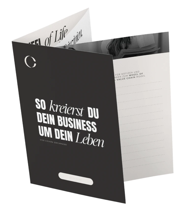 Workbook „So kreierst du dein Business um dein Leben“ zum Freelance-Unlocked-Workshop